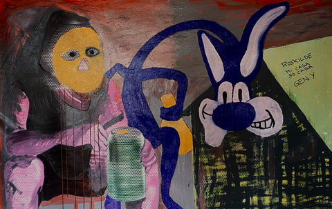 Dots, drips, tags & rabbits