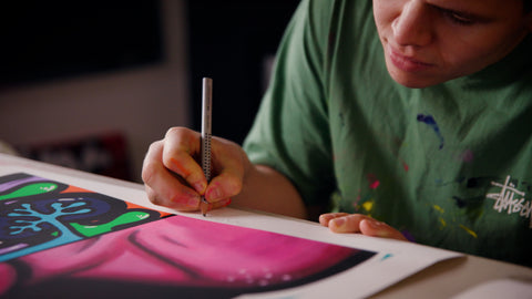 Samarbeidsverk. Maud og Lavrans. Piggtråd og Rosemaling