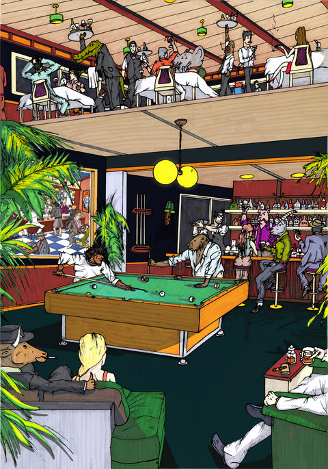 Club Papiros: New York Pool Branch 86 - Big