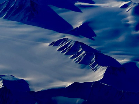 Vestlandet fra flyvinduet