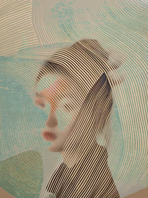 Asian girl with pearl