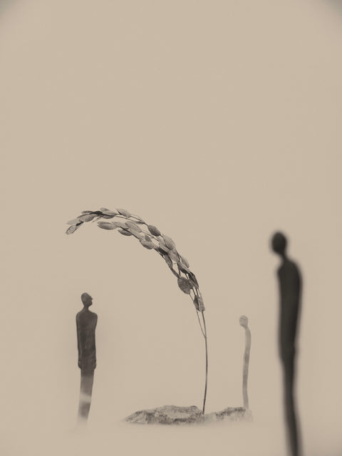 Tre menn vandrer III