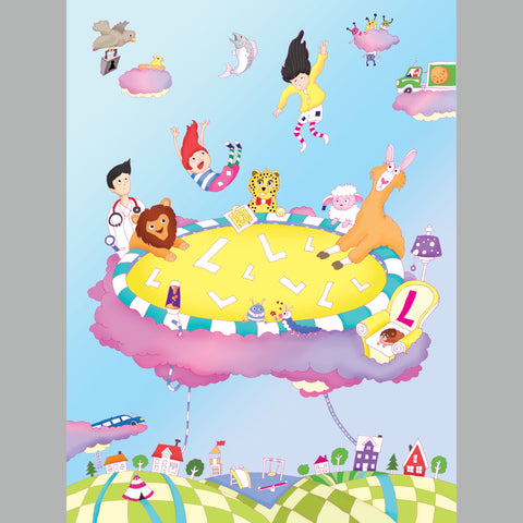 Illustrasjonene fra boken: ABC for barske barn.